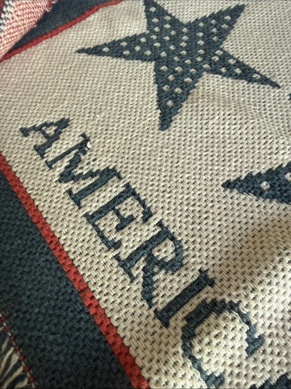 Pair of  America 2001 Fringe Accent Rug - 9/11 Commemorative